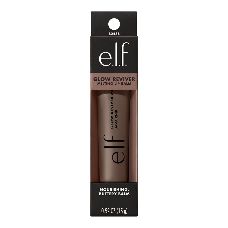 e.l.f. Glow Reviver Melting Lip Balm, Hydrating Tinted Lip Balm For A Glossy Finish & Soft, Supple Lips, Vegan & Cruelty-Free, Java Chip