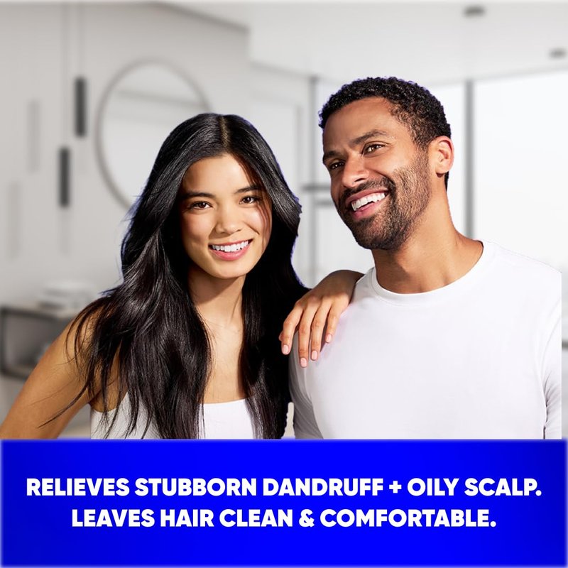 Head & Shoulders Dandruff Shampoo, Clinical Strength Advanced Oil Control, Our Maximum Anti-Dandruff Prescription-Strength Formula, Flake Protection, Seborrheic Dermatitis Relief, Citrus, 13.5 Fl Oz
