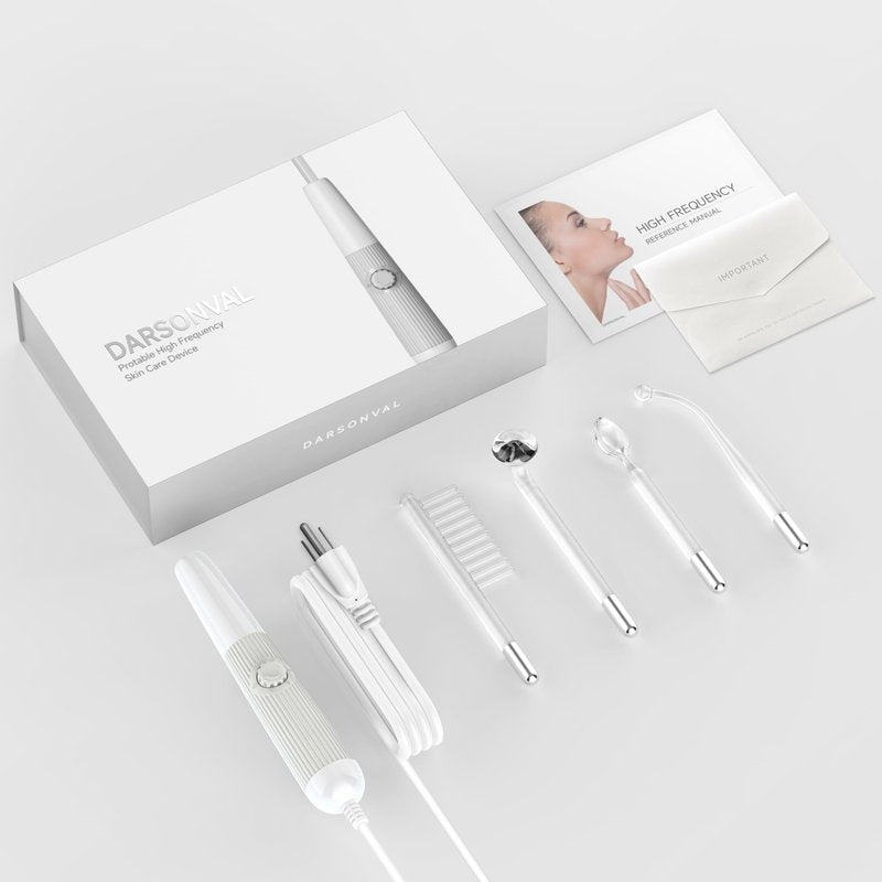 High Frequency Facial Device DARSONVAL High Frequency Facial Wand Micro-Care Skin Care