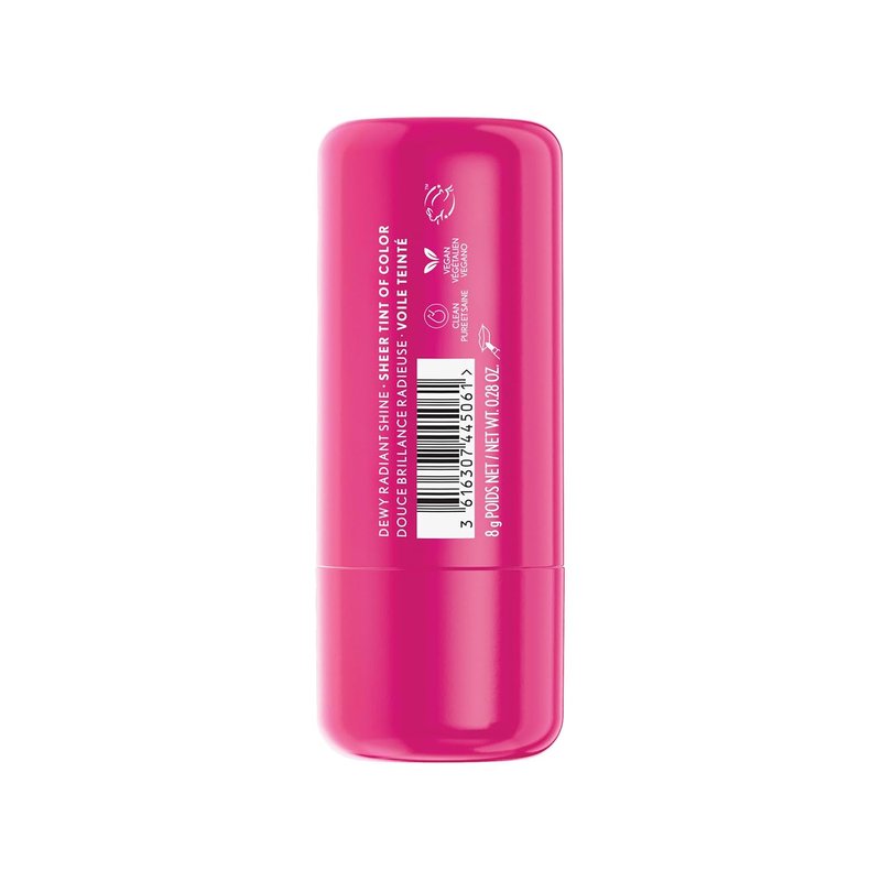 COVERGIRL Clean Fresh Yummy Big Oil Stick - Flavored Lip Oil for Dewy Finish | 110 Juiced In Time (Sheer Cool Pink Fuchsia)