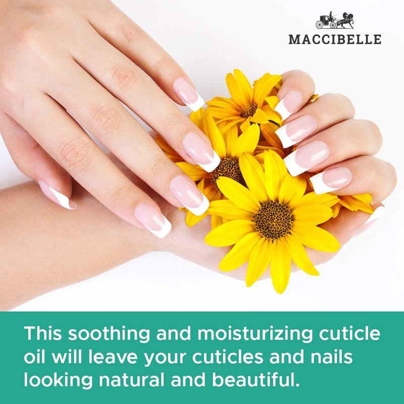 Maccibelle Pure Cuticle & Nail Oil Pen 2ml Heals Dry Cracked Cuticles (Sweet Vanilla)