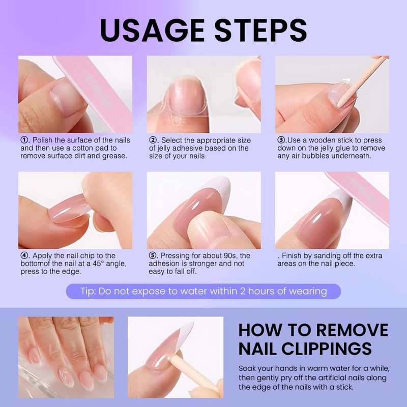 XZMeiLun Summer Pink French Tip Press On Nails, Short Almond Shape with 3D Pearl & White Flower Design, Reusable Salon-Quality Acrylic Fake Nails, Stick-On Nails for Women & Girls (No Glue Included)
