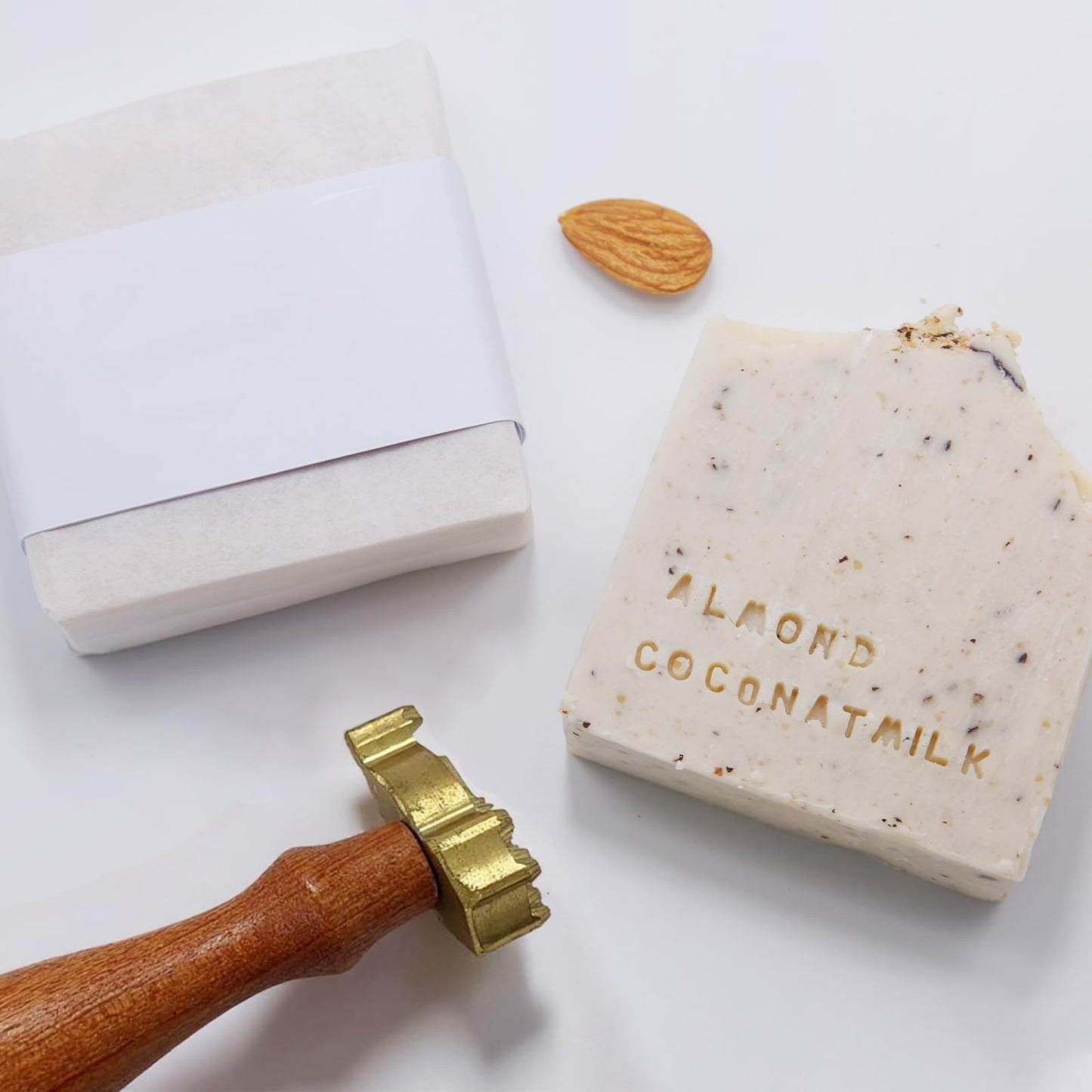 Velba Custom Soap Stamp for Handmade Soap, Personalized Logo, Text & Design | DIY Soap Maker Essential | Reusable Branding Tool for Small Business, Wedding Favors & Craft Gifts