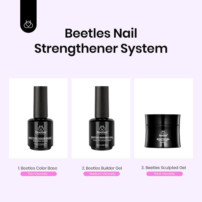 Beetles Builder Gel for Nails-Cover Nude Translucent 8 in 1 Nail Thickening Strengthening Building Instant Apex for Beginner DIY Salon at Home,Natural Nude Builder Nail Gel, UV & LED Lamp Cured Needed