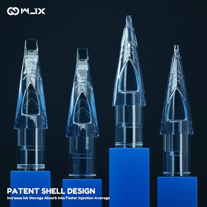 WJX Tattoo Cartridges 20Pcs Disposable Needles Round Liner 0803RL
