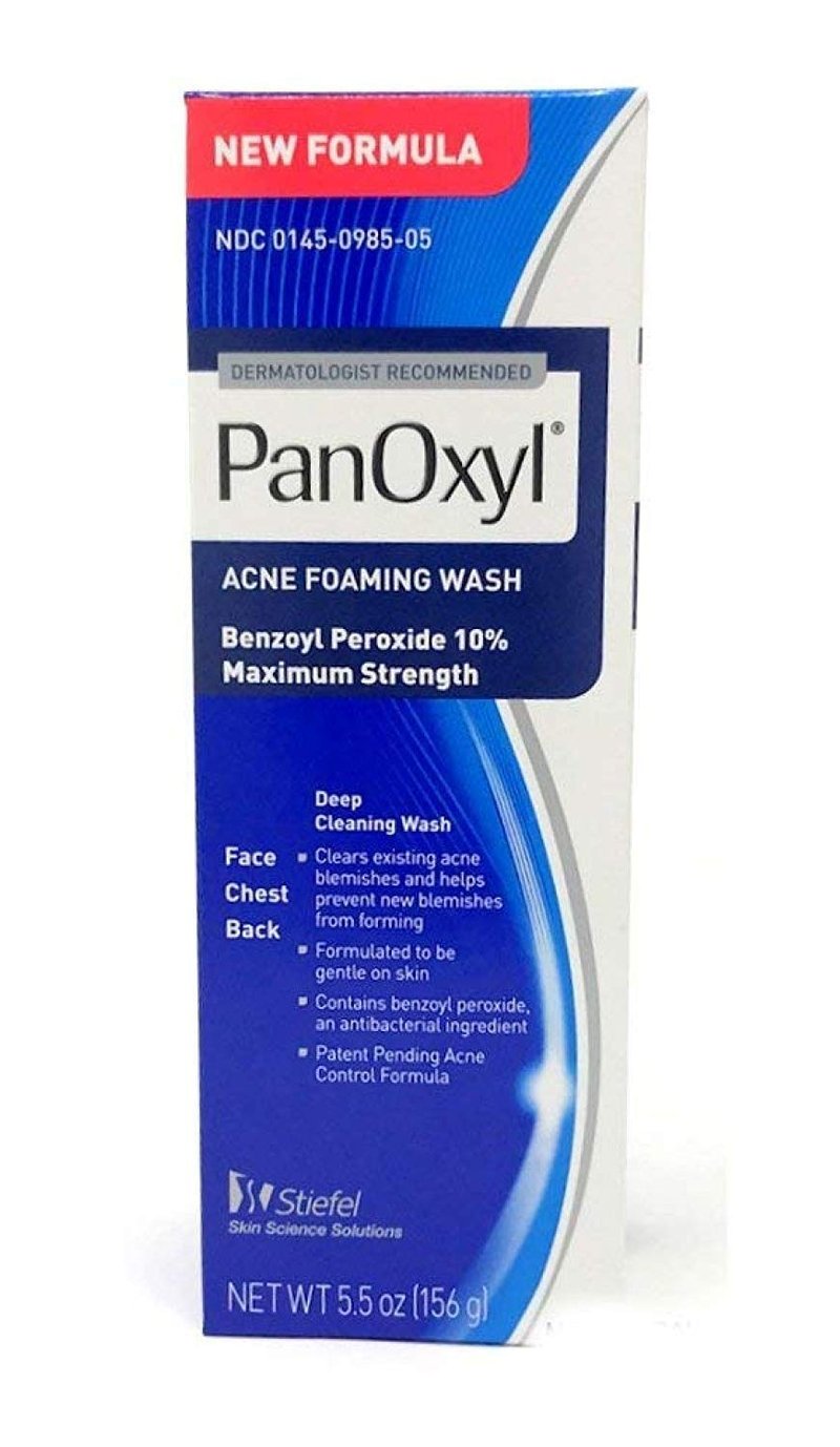 Panoxyl Acne Foaming Wash - Powerful Acne Treatment for Clear Skin | 8 oz
