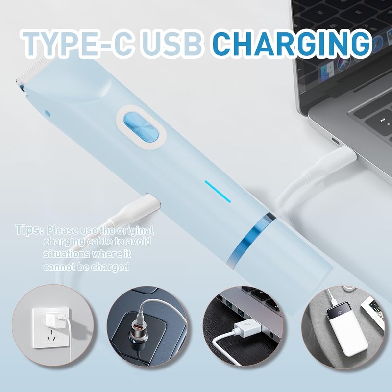 Bikini Trimmer for Women,2-in-1 Electric Razors for Womens with Painless Ceramic Blades,Waterproof Wet & Dry Use,Rechargeable Dual Head Electric Shaver for Pubic Legs Underarm Face Hairs& Body