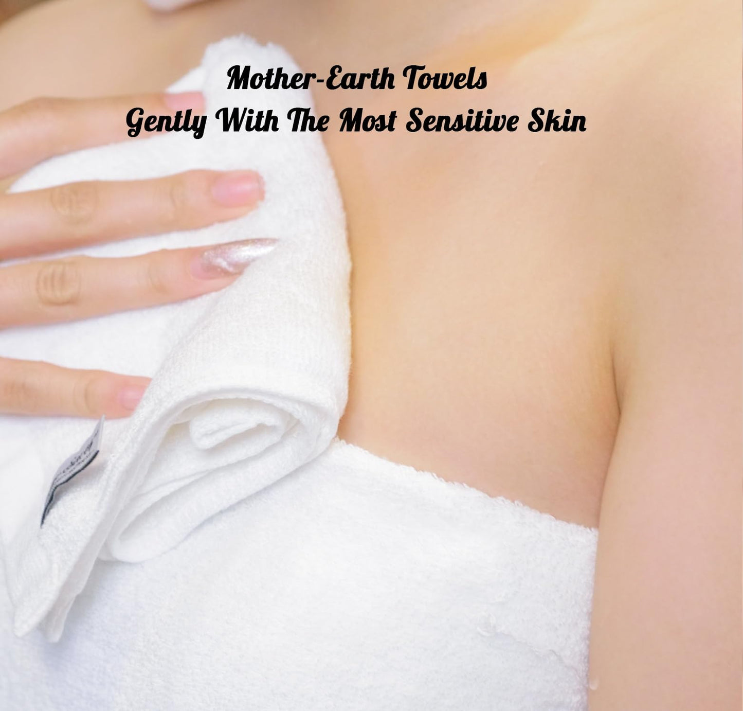 Mother-Earth 6-Pack Bath Washcloths 12"x12" - Soft and Absorbent Face Towels, Quick-Drying Wash Cloths for Sensitive Skin, Premium Quality for Daily Use (Olive-brow)