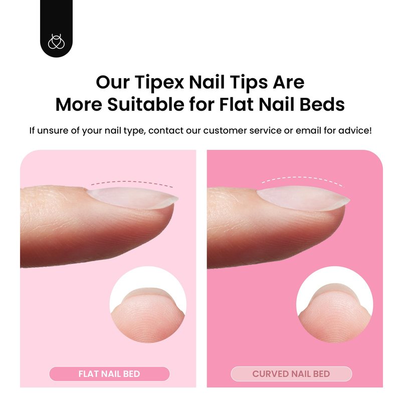 Beetles Tipex Instant Apex Nail Tips Kit, Stiletto Long, 224pcs 16 Sizes, with Tipex UV Nail Glue Mini Nail Lamp,Pre-Building Pre-Etched Strong Thicker Acrylic Nail Tips Set
