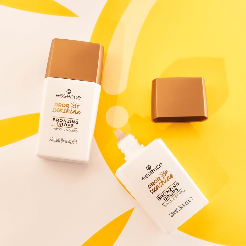 Essence Drop of Sunshine Bronzing Drops - Lightweight, Buildable Hydrating Glow | Vegan & Cruelty-Free