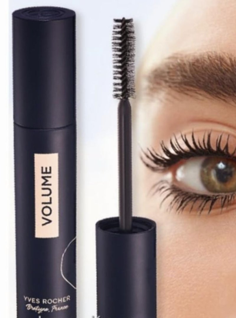 Yves Rocher Metamorphosis Natural Volume Mascara for Eyelashes Black – Set of 2, 24-Hour Long Lasting Wear Intense Black Pigment 7.8 g