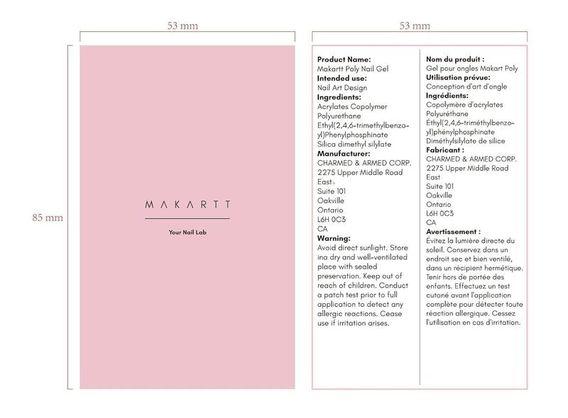 Makartt Hema-Free Poly Nail Gel Natural Pink 50ML Gel Builder for Nail Extension Nail Strengthener Beauty Gift 3D Gels Molder Nail Art Easy DIY at Home Salon