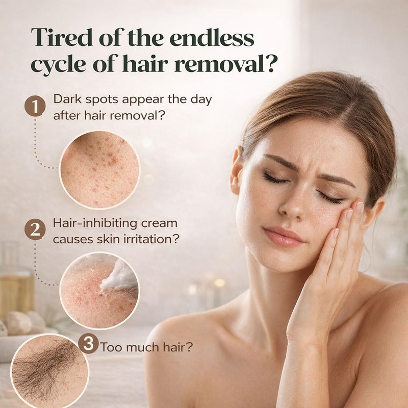 Cyperus Rotundus Oil | Cypress Rotundus Oil for Hair Removal | Reduces Hair Appearance | Soothes and Hydrates Skin,Hair Removal Oil Ideal for All Skin Types, 60ml