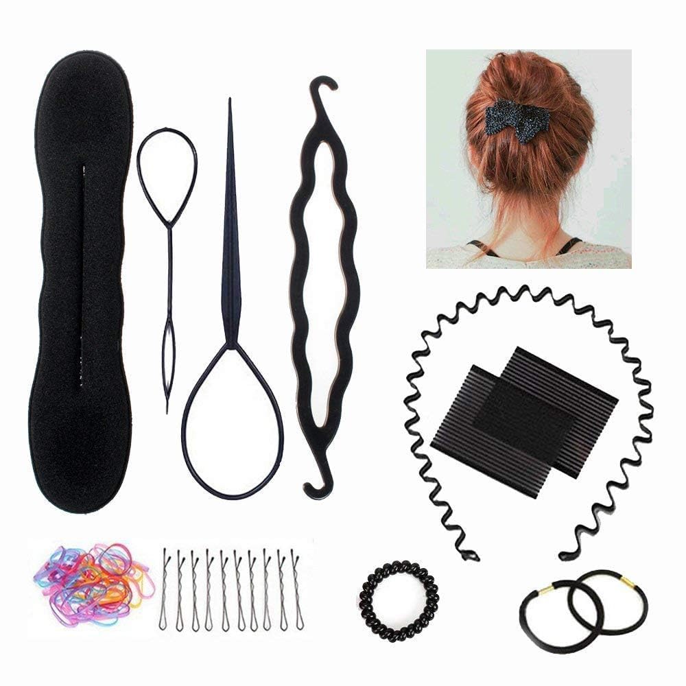 TopDirect 29" Hair Mannequin Head - Synthetic Hair Doll for Cosmetology Styling & Braiding Practice