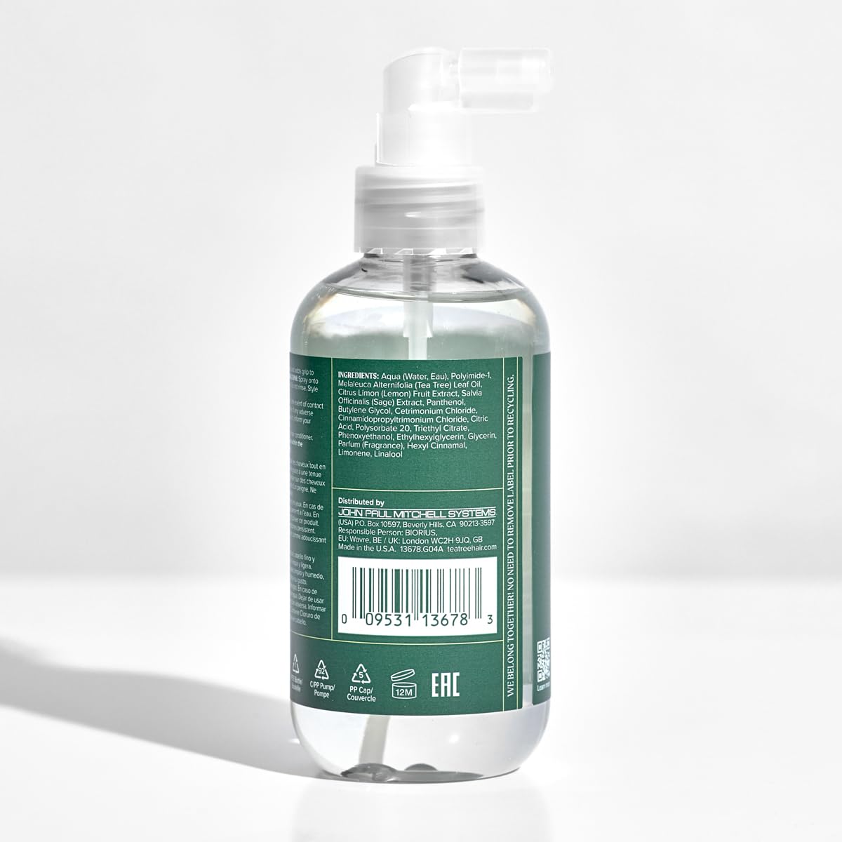 Skiennix Tea Tree Lemon Sage Thickening Spray - Boost Volume & Body for Fine Hair