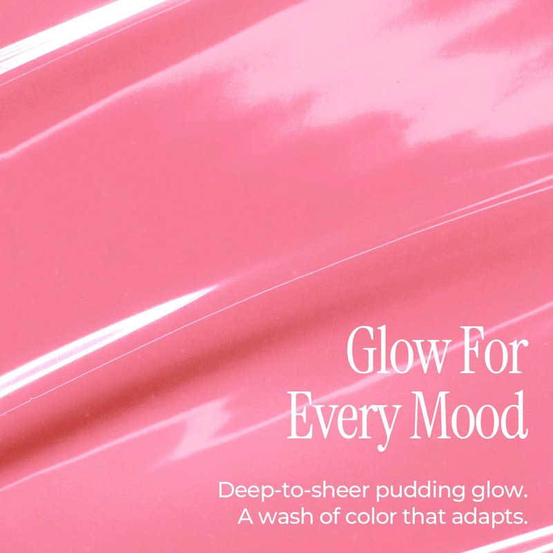 LOVB Pudding Glow Korean Lip Tint - Natural Long-Lasting Lip Stain | Non-Sticky & Lightweight | 0.14 oz (07 Coco Rose)