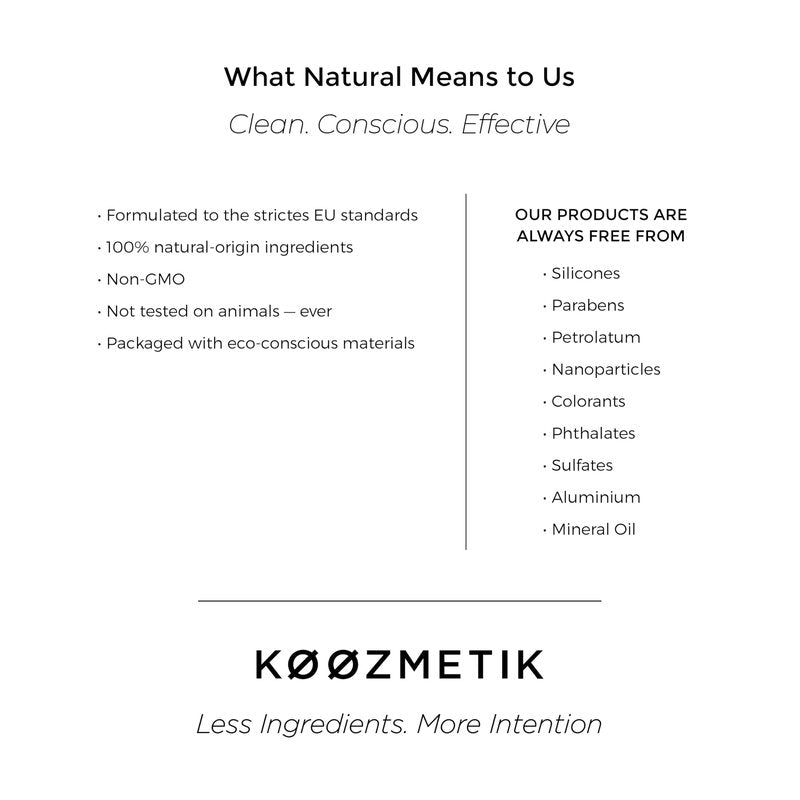 100% Natural Deodorant for Everyday | Aluminum Free | Chemical Free | Long-Lasting Odor Protection | Lemongrass & Bergamot for Daily Freshness | Cruelty-Free | Z KØØZMETIK 1.7oz