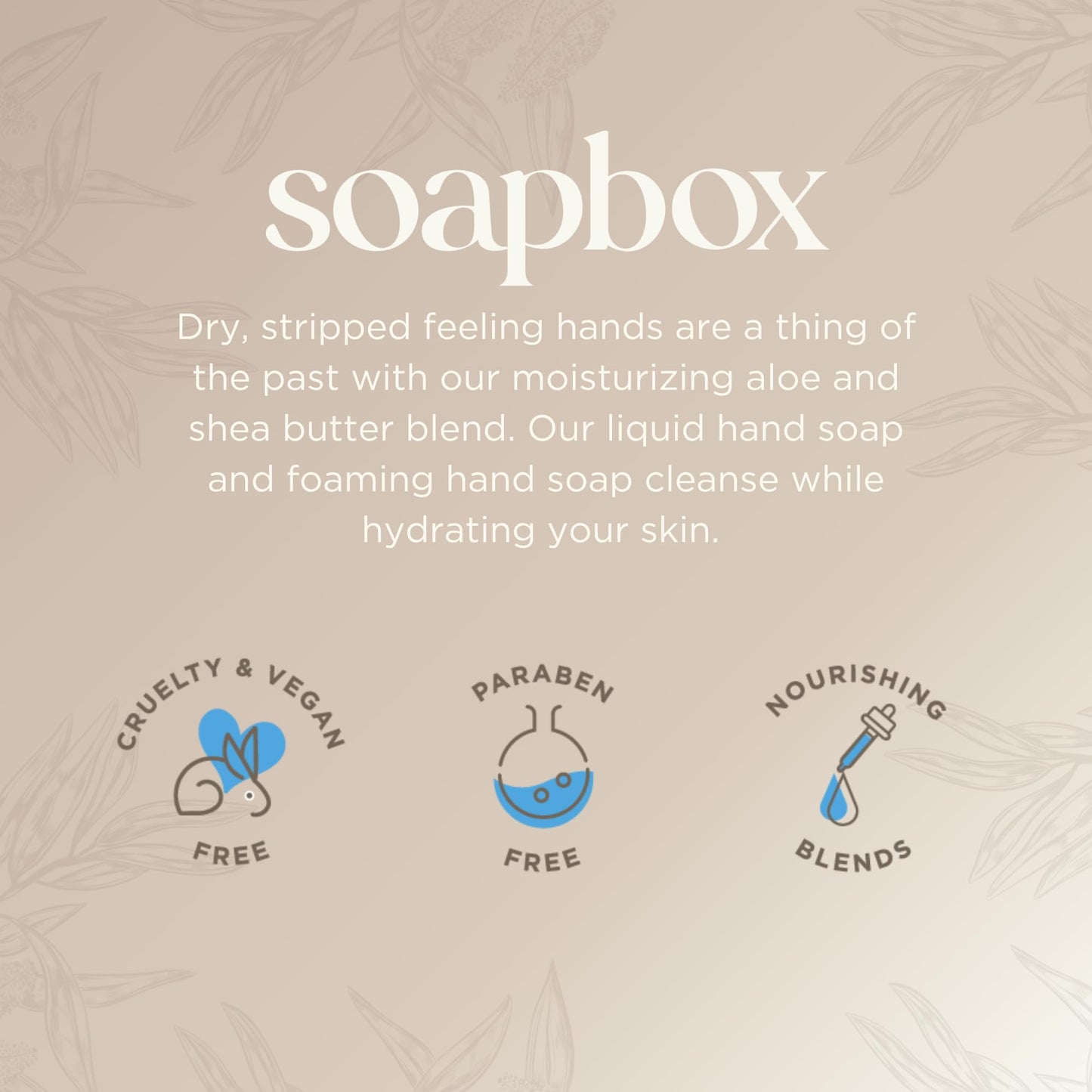 Soapbox Coconut Milk & Sandalwood Liquid Hand Soap, Moisturizing Hand Wash - Gentle Cleanser for Hands - Clean Ingredients Free of Harsh Chemicals, Sulfates, Parabens & Silicones - 3 Pack