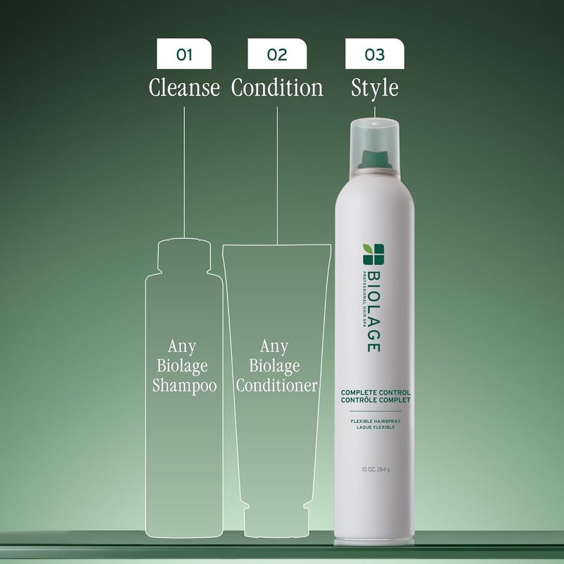 Biolage Complete Control Hairspray - Long-Lasting Hold for All Hair Types | 10 oz