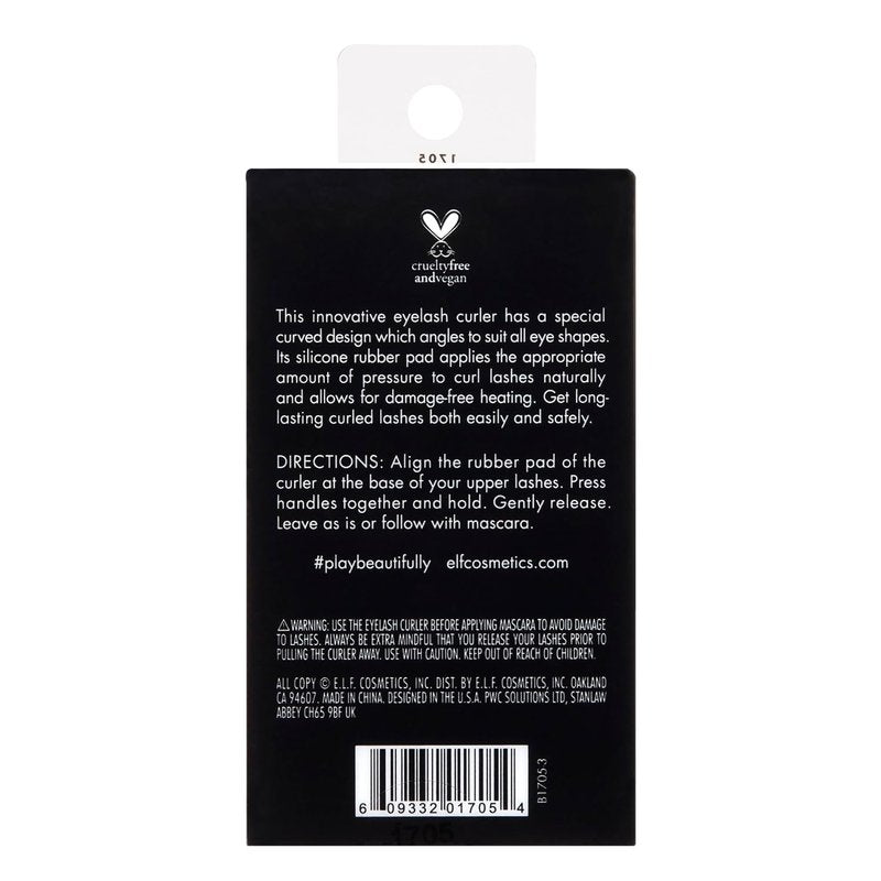 e.l.f. Eyelash Curler - Instantly Creates Long-Lasting Curled Lashes | Special Curved Design, Vegan & Cruelty-Free