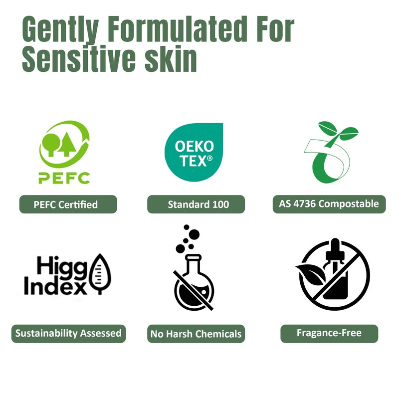 Ourmed Life Disposable Face Towels, 10 x 10 Inch Extra Large Biodegradable Facial Towels, Dual-Sided Pearl Texture Lint-Free Dry Wipes for Sensitive Skin, Makeup Removal, Cleansing & Skincare, 60 Ct