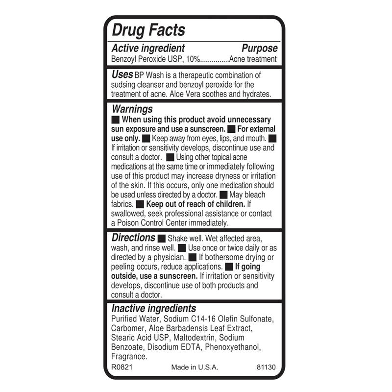 Replenix BP Acne Face Wash - 6.7 Fl Oz Benzoyl Peroxide Cleanser for Acne-Prone Skin | Non-Oily, Gentle Pore Refining