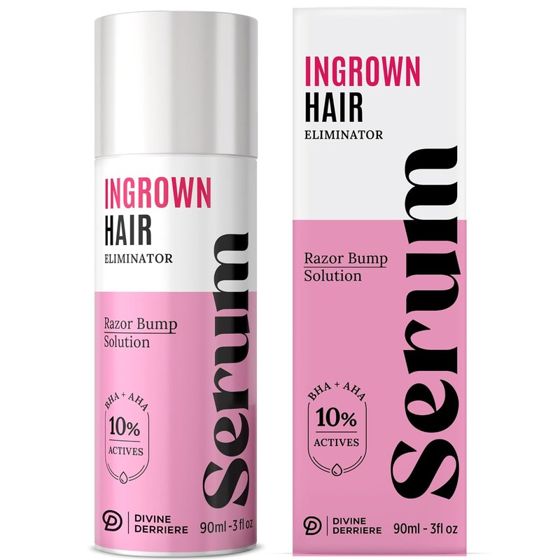 Razor Bump Stopper | Ingrown Hair Treatment with Dark Spot Remover - Salicylic Acid Solution for Bikini Area
