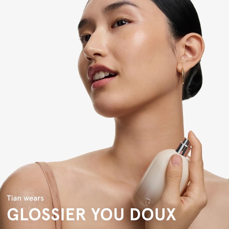 Glossier You Doux Eau de Parfum - Unisex Fragrance for Men & Women, Skin-Scent Enhancer Smells Different on Everyone - Earthy Woody Perfume with Sweet Violet, Palo Santo & Ambrox Base Notes, 8ml