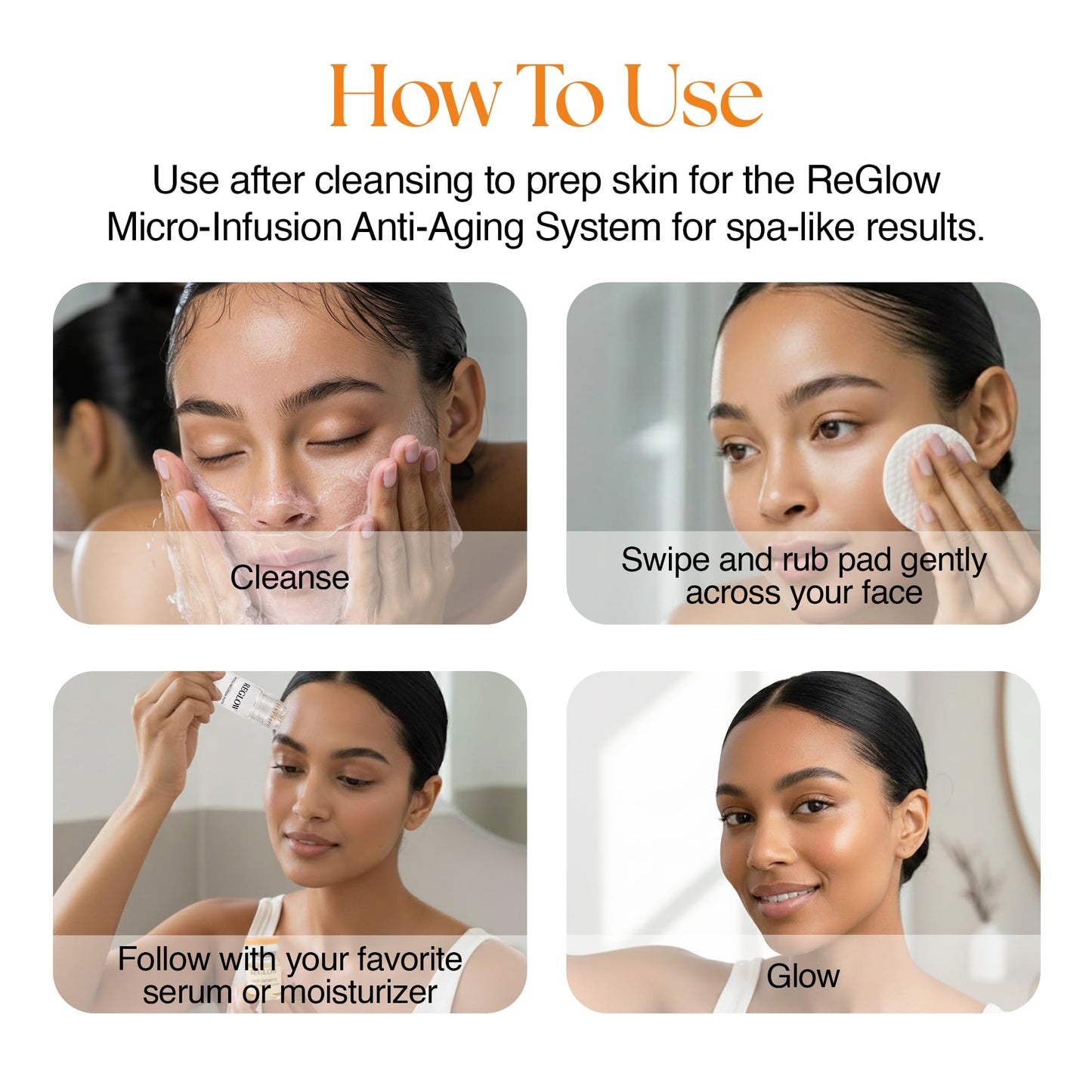 ReGlow EpiClear Toner Pads – Exfoliating Facial Pads with PHA, AHA, BHA & Niacinamide – Pore Care, Hydrating & Resurfacing Daily Peel – Clinic-Inspired Skincare for Smooth Texture 60 Pads (1 pack)
