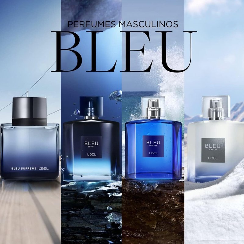 L'Bel - Bleu Supreme Perfume for Men Long Lasting 90 ml