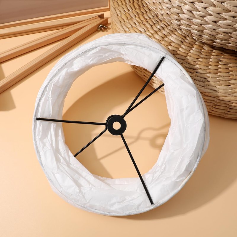Floor Lampshade Rice Paper Lamp Shade Diploma Paper Scandinavian Style for Bedroom Living Room 36x8.7in
