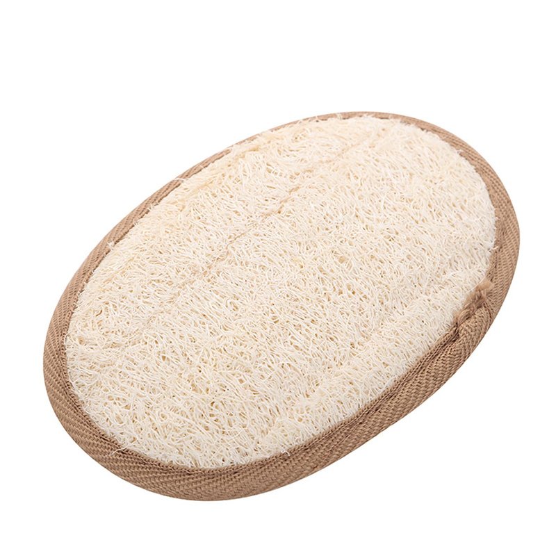Natural Loofah Exfoliating Body Scrubber, Made with Natural Shower Loofah Sponge, Bath Shower Loofah Sponge for Women and Men, for Face and Body That Gets You Clean - 2 Count