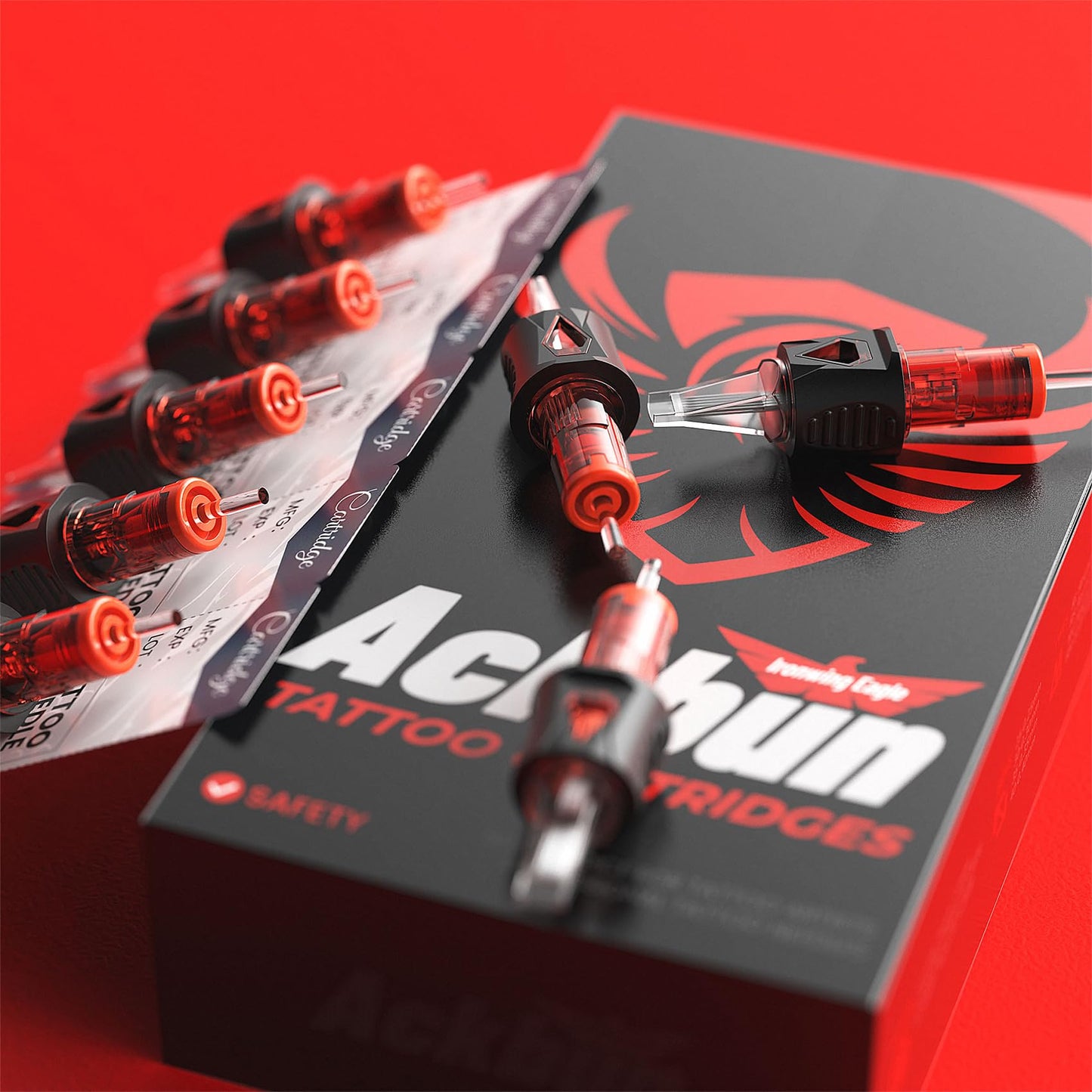 Ackbun Pro Tattoo Cartridge Needles Standard Tattoo Needles