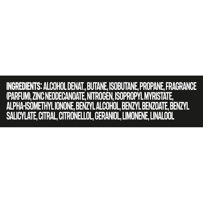Axe Body Spray - Black 48-Hour Fresh Scent | Aluminum-Free, 2.9 oz (4 Pack)