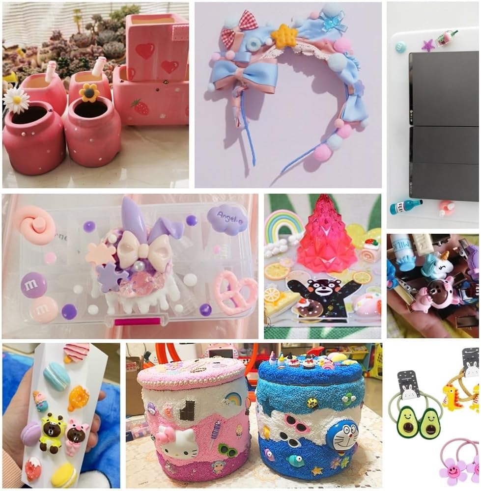 SUNNYCLUE Ocean Theme Resin Cabochon Charms - 100Pcs Mixed Mermaid Tail, Starfish & Dolphin Beads for DIY Jewelry Making