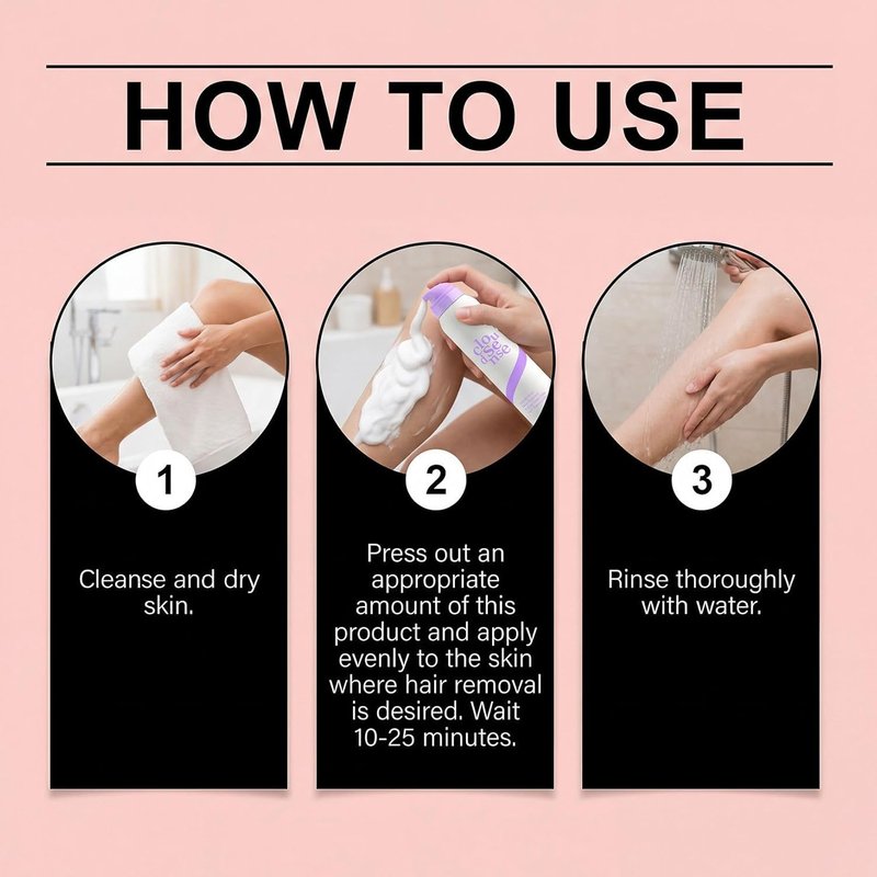Cloud Sense Hair Removal Spray - Gentle Mousse for Sensitive Skin | 140ml Full-Body Depilatory Foam (2pcs)