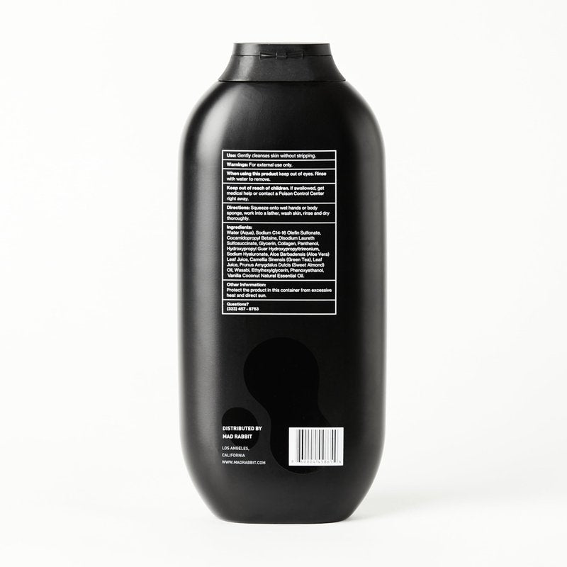 Mad Rabbit Refresh Body Wash - Tattoo Aftercare, Cleansing Ingredients Made For All Skin Types, Gentle, Anti-Aging & Hydrating Formula (16oz)