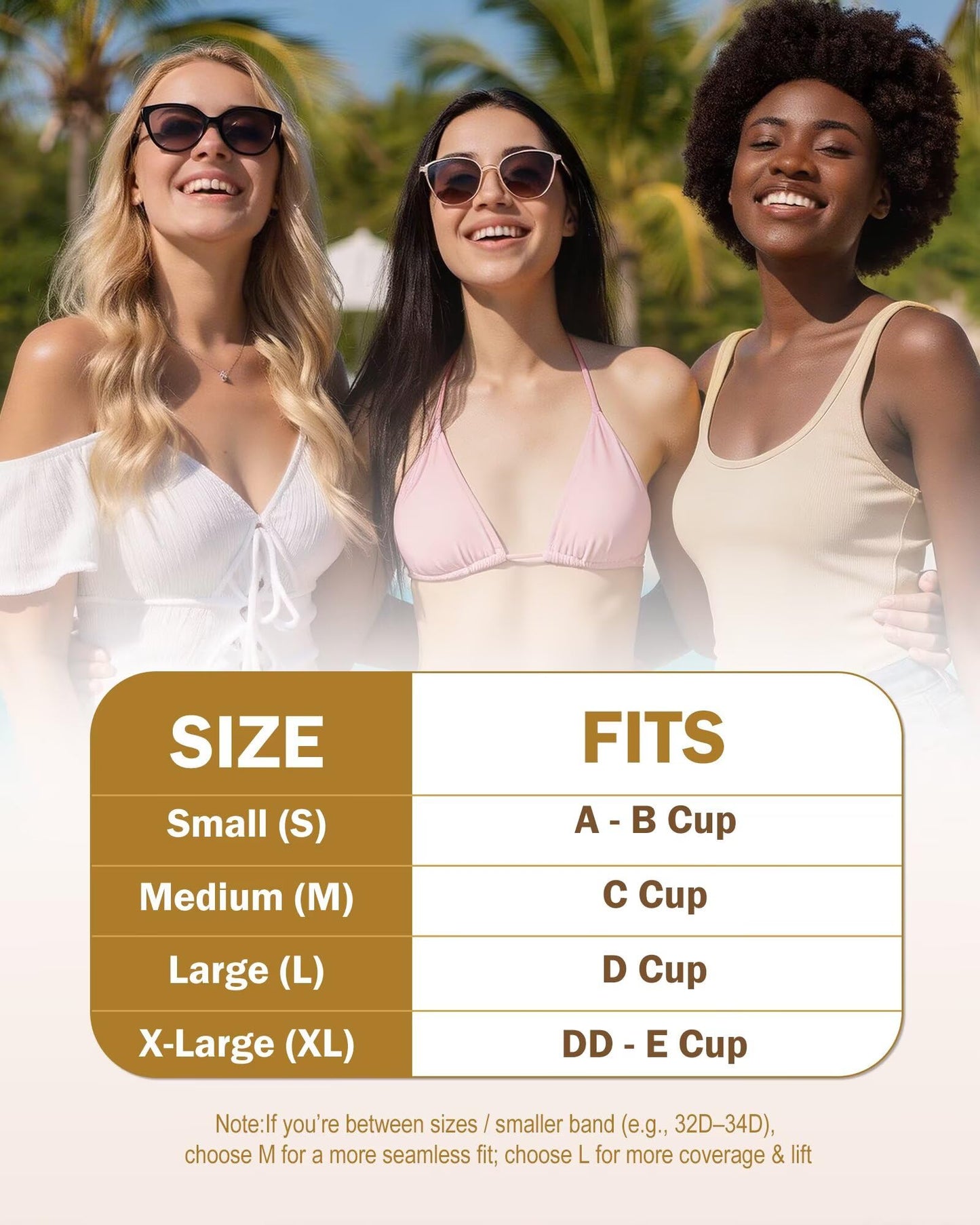 Summleaf Sticky Bra Push Up - Nipple Covers with Lift Tape,Ultra-Thin Pasties for Backless Dress,Invisible Adhesive Bras (2 Pairs) Caramel