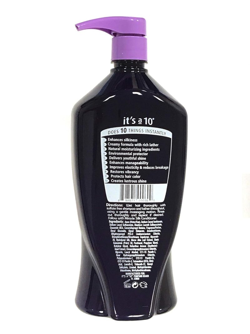It's A 10 Silk Express Miracle Shampoo - 33.8 Oz | Nourishing Silk Formula for Smooth Hair