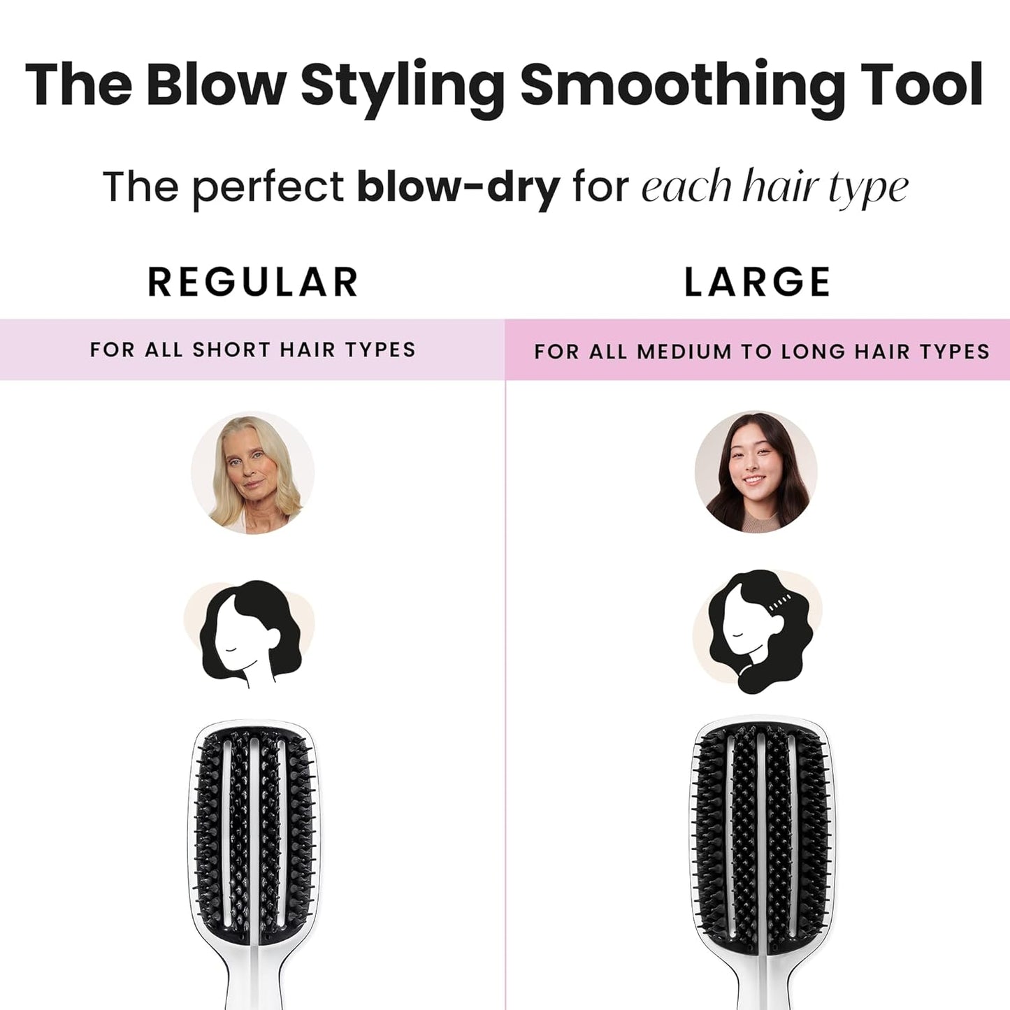 Tangle Teezer - Blow Styling Smoothing Tool for Medium & Long Hair - Gentle Fast Drying | Full Size