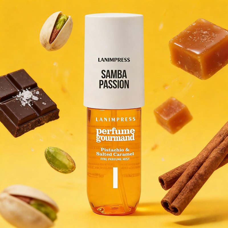 **Irresistible Sunshine | 3 FL OZ Hair and Body Fragrance Mist for Women - Gourmand Floral Scent with Pistachio & Caramel Vanilla**
