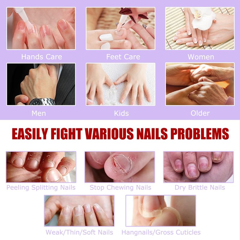 15 PCS Cuticle Oil for Nails, GRUNIL Cuticle Oil Pen for Nail Growth Treatment, Nail Strengthener for Thin Nails and Growth Nail Oil Home Nail Care Kit Pedicure Supplies Manicure Tools