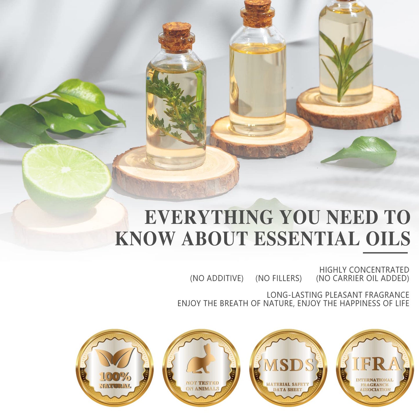Vanilla Essential Oil 30ml/1.01fl.oz, MAYJAM Premium Vanilla Oils for Aromatherapy, Diffuser, Soap Making, Candle Making, Long Lasting Scents