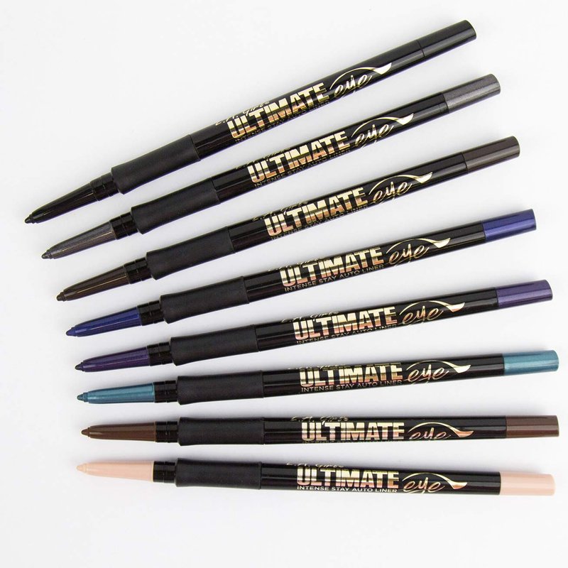 L.A. Girl Ultimate Intense Stay Auto Eyeliner - Long-Lasting Charcoal | Smooth Application