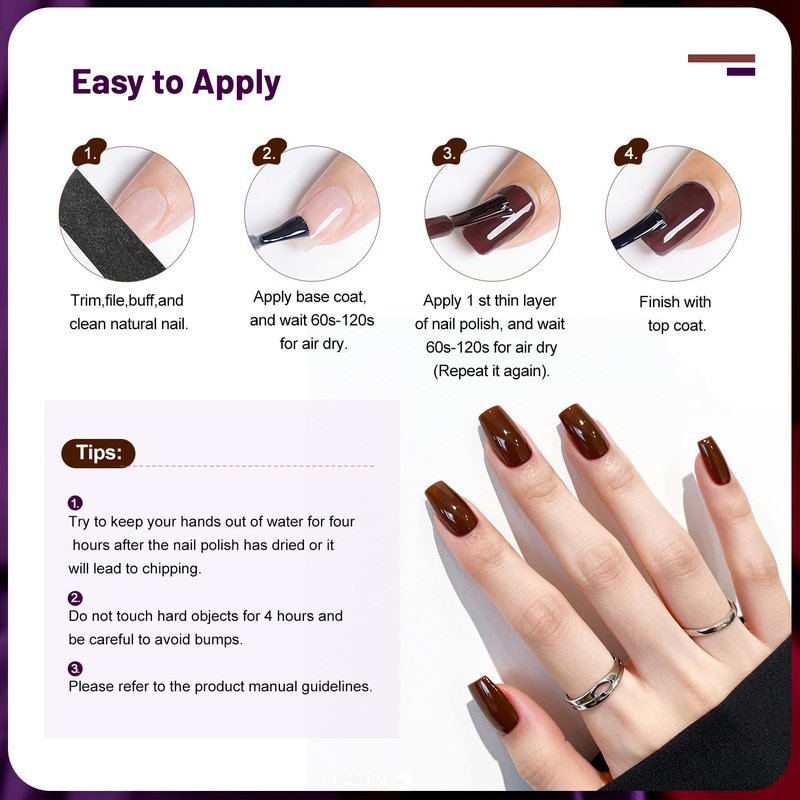 OpenLive Reflective Nail Polish 12 Colors With Base Coat and Top Coat Glitter Red Bule Purple Green Nail Polish Set Quick Dry Sparkle Winter Manicure Long Lasting for Holiday Gift Giving 5ML