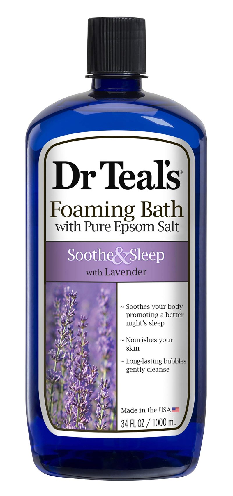 Dr. Teal's Foaming Bath, Lavender, 34 Ounce (Pack of 3)