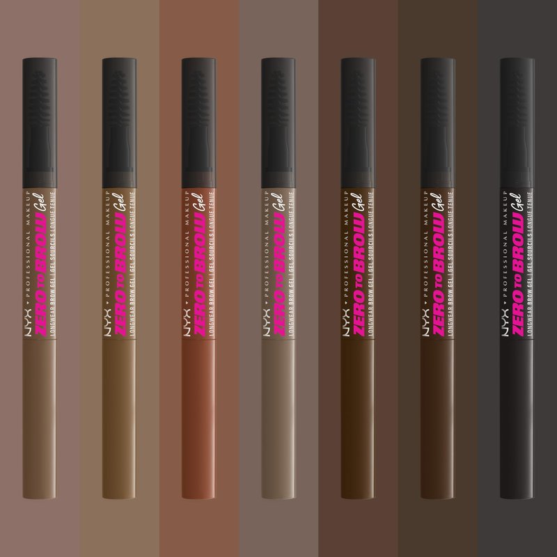 NYX PROFESSIONAL MAKEUP Zero to Brow, Longwear Eyebrow Gel, Espresso
