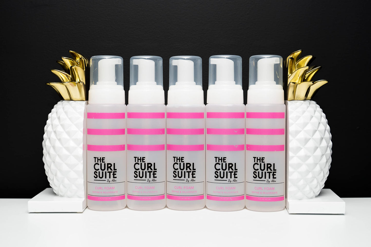 The Curl Suite Hydrating Curl Foam (7 Oz.), Anti-Frizz Formula for Women & Men with Frizzy, Wavy Hair, Volumizing & Frizz Control Hair Mousse for Curly Hair