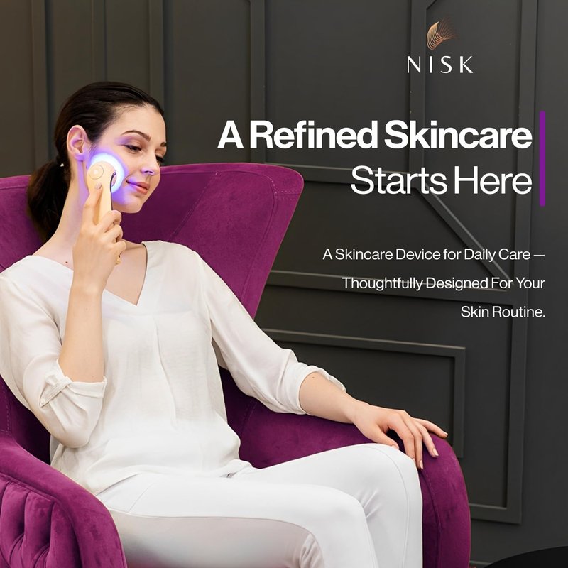 Nova 4-in-1 Cosmetic Skin Care Facial Wand – Home Use Beauty Device, Face Massage & Galvanic Ion Technology for Radiant-Looking Skin