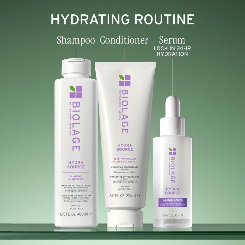 Biolage Moisture Method Scalp & Hair Serum: Dry Scalp Treatment with Aloe & Hyaluronic Acid, Lightweight, Vegan, Paraben & Silicone-Free Hydrating Serum